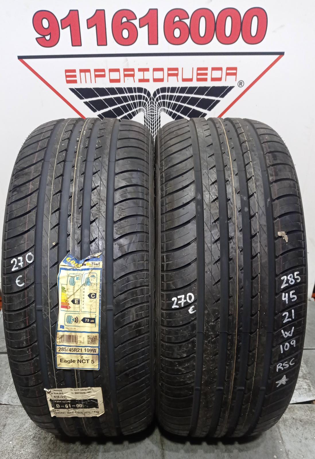 GOODYEAR EAGLE NCT5 USADO PREMIUM RSC 285/45 R21 109 W